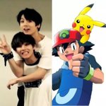 [방탄소년단] 포켓몬스터 지우와 피카츄 현실화.<b>jpg</b>