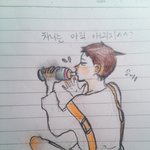 [세븐틴] 나새벽에수녕이랑찬이그렸어 칭찬해(주세요