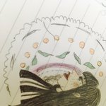 어제 새벽감성 쩔 때 그림그렸는데