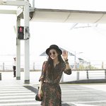 정려원 공항에서..