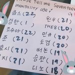 [세븐틴] 슈아가 생각하는 세븐틴 정신<b>연령</b>