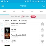 [EXO] 지니뮤직 몬스터, <b>럭키</b>원 순위
