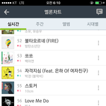 [방탄소년단] 50위대 진입ㅠㅠ