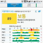 어제밤부터 <b>미세</b>먼지 ㅠㅠ