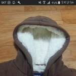 스파오 <b>양털</b> 후드집업 ㄱㅊ??