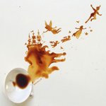흘린 음식이 <b>예술</b>이 되었을 때...