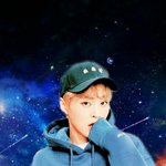 [EXO] 김민석 <b>우주</b>배경이랑 합성해봄..
