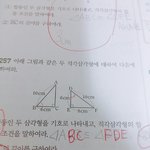 중2 <b>도형</b> ㅈㄴ쉬운거ㅓ좀..