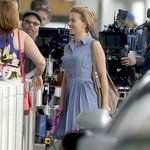 신작 찍고있는 스칼렛 요한슨