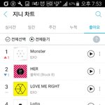 [EXO] 둥? 진희 좋아요 1위찍음