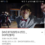 [방탄소년단] 쩔어뮤비조회수 쭉쭉오른다