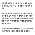 [댓글부탁해] 경찰대 <b>신입</b>생 여성비율 어떻게 생각해?