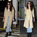 이요원의 매력 넘치는 출국 공항패션
