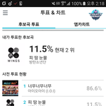 [방탄소년단] 엠/카투표 현재2위(11%)