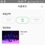 [EXO] 야 뮤비다운 화질다르게어떻게해?