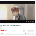 [방탄소년단] 뮤비4000만못넘으면 2위<b>확정</b>