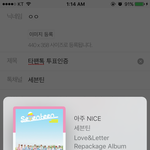[세븐틴] 타팬톡 투표인증