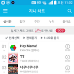 [EXO] <b>진이</b> 11시차트