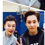 [시우민] 시우민 <b>fm</b>콘서트에서 연예인과 인증샷