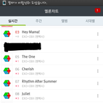 [시우민] 세시차트 첸백시 3위!