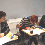 [EXO] 시험푸는 첸백시.<b>gif</b>