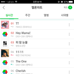 [EXO] 8시차트