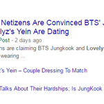 [방탄소년단] 현재 <b>연인</b> 난리 난 <b>전</b>정국-정예인