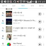 [EXO] 지뉘 <b>주간차트</b>