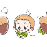 [시우민] <b>산하</b>님 도토리 시우민 팬아트>.<