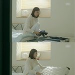 공항가는 길에서 김하늘이 하고 나오는건 다 이쁜듯 ㅠㅠ