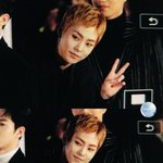 [시우민] 민석이 <b>틈새</b>브이ㅋㅋ
