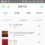 [EXO] 오졌다 첫눈 11계단 <b>상승</b> 53위
