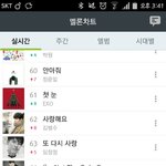 [EXO] 와 첫눈 <b>오진</b>다 50위권이었네