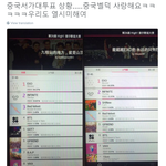 [레드벨벳] 충격적인 중국 서가대 투표 <b>현황</b>..