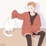 [시우민] 시우민)고양이의 <b>기습</b>....!