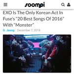 [EXO] 퓨1즈에서 선정한 2016 최고의 노래 <b>top</b> 19 몬스터