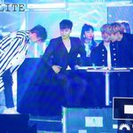 [방탄소년단] <b>오늘자</b> 큰뱅님들과의 친목(?)