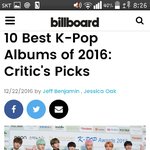 [방탄소년단] 평론가들이 선정한 2016 <b>kpop</b> 앨범 1위 선정