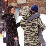 스키장 같이 간  올랜도 <b>블룸</b>과 미란다커