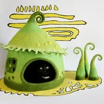 펠트로 만든 냥님들의 <b>아지트</b>