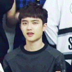 [EXO] 도경수 <b>입술</b>깨물고 눈썹꿈틀 개좋다고