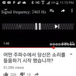 [댓글부탁해] ㅁㅊ 이어폰끼고 <b>주파수</b> 들어보셈