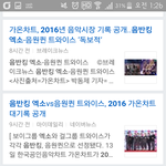 [모두드루와] 2016 <b>음반</b>킹, 음원킹