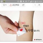 애들아 <b>헌혈</b>하는 피 적십자들이 다 떼어먹어?