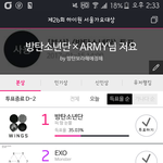 [EXO] 야 <b>투표율</b> 벌어진다