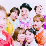 단체로 한복입은 에이핑크