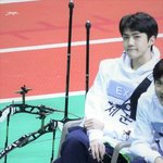 [EXO] 개육대에서 팬들보고 이상한표정 지은 5세훈