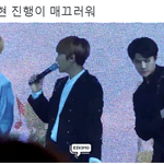 마이크 <b>현란</b>하게 돌리면서 진행 도와주는 백현이 ㅋㅋㅋㅋㅋㅋㅋㅋㅋ