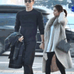 비&amp;김태희 신혼여행 가는길 근접짤