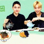 [시우민] 동생이랑 일본음식 맛있게 <b>냠냠</b>하는 시우민